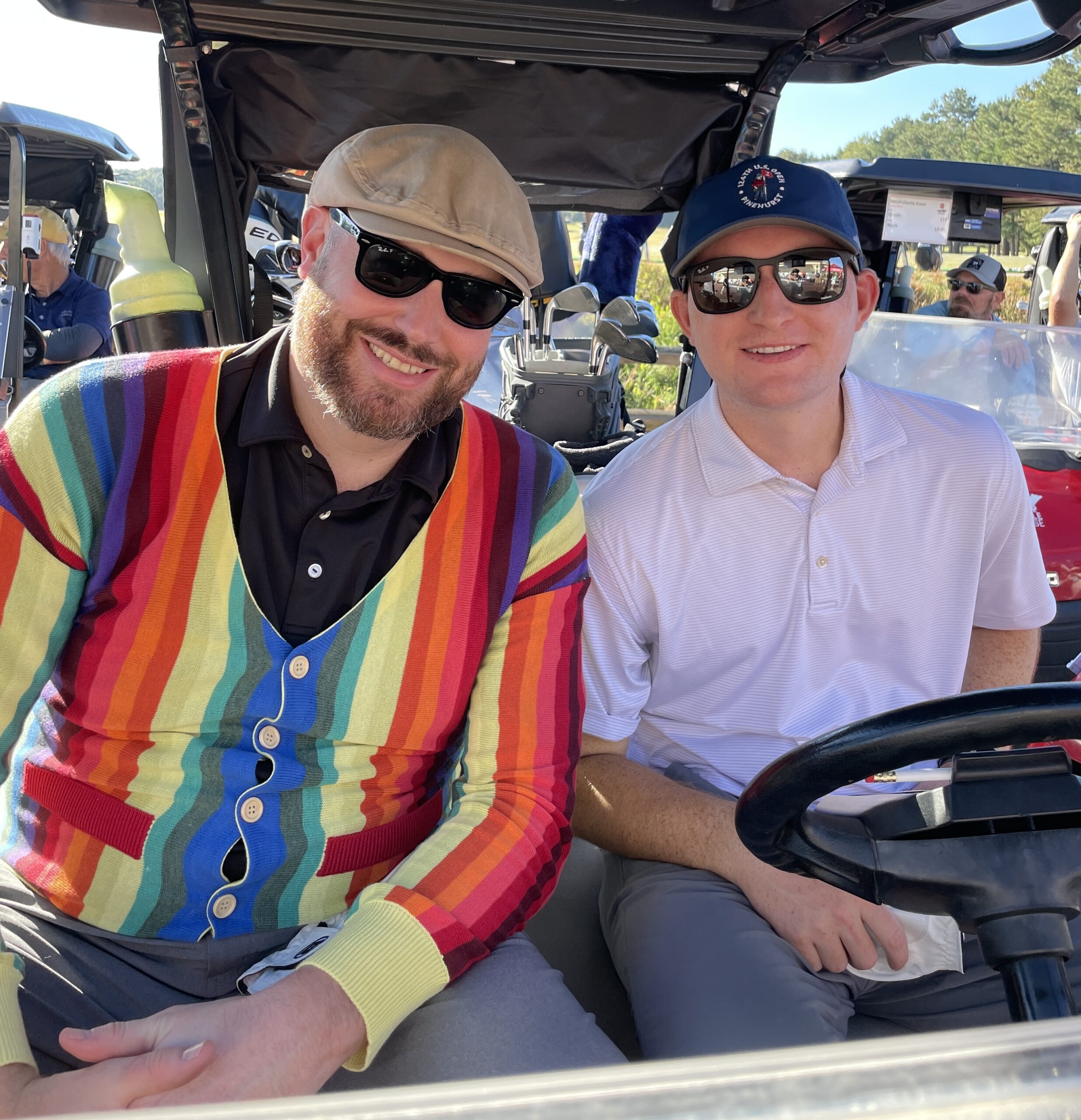 Sequence team at the Annual Charity Golf Tournament